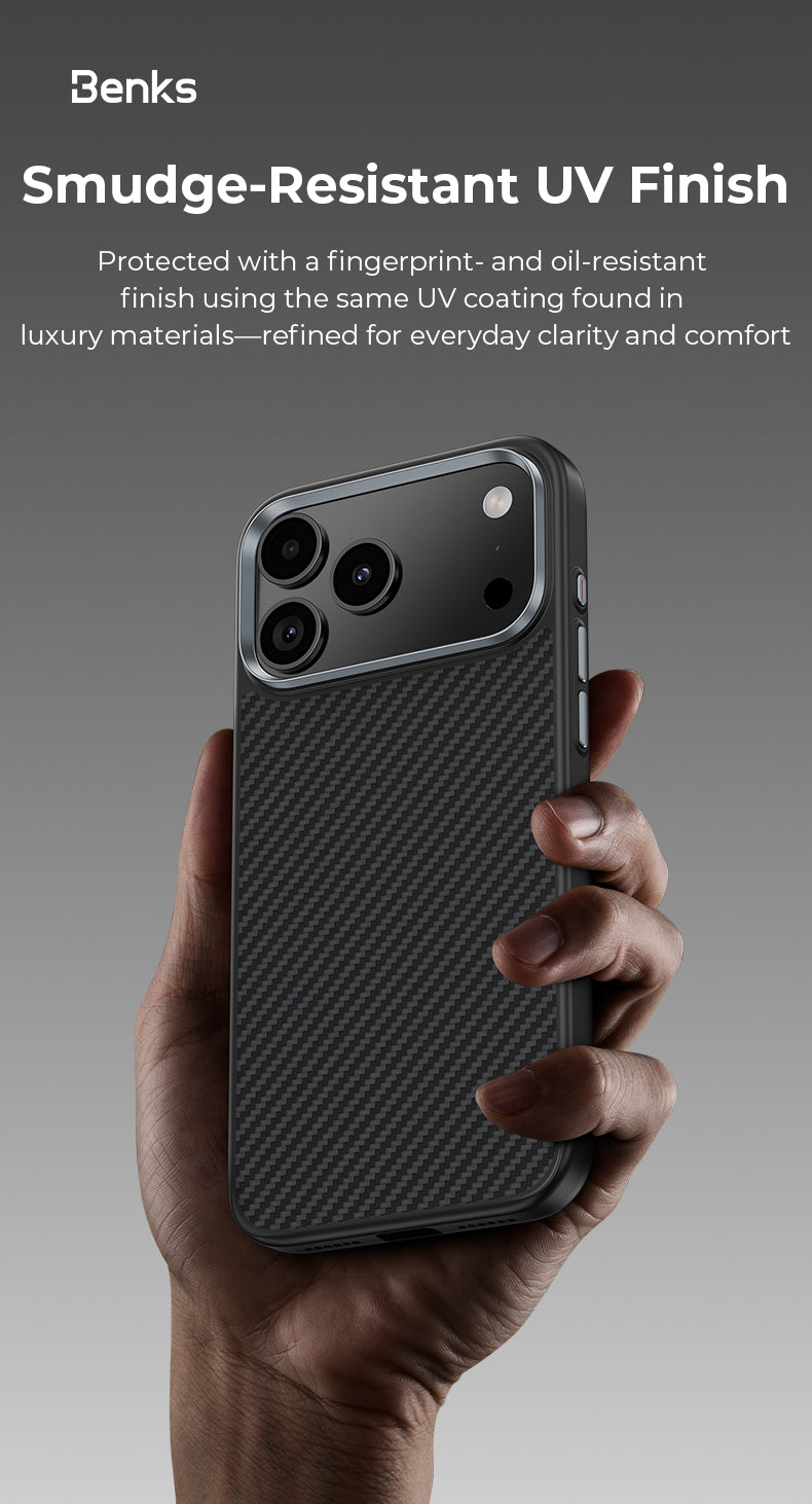 Benks ArmorPro DuPont Kelvar 600D Phone Case for iPhone 17 Pro Max / iPhone 17 Pro