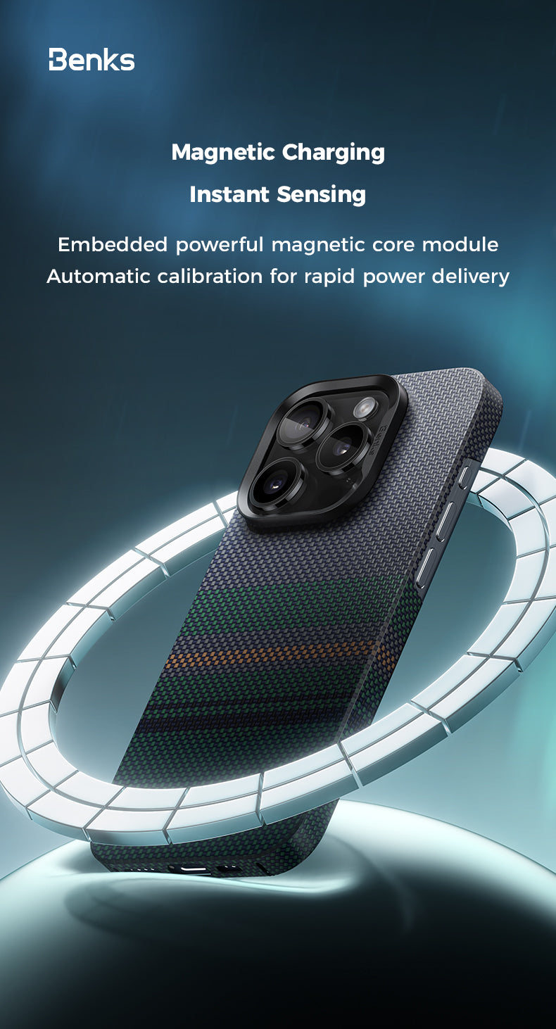 Benks Aurora ArmorAir Case built with Kevlar® for iPhone 16 Pro Max / iPhone 16 Pro