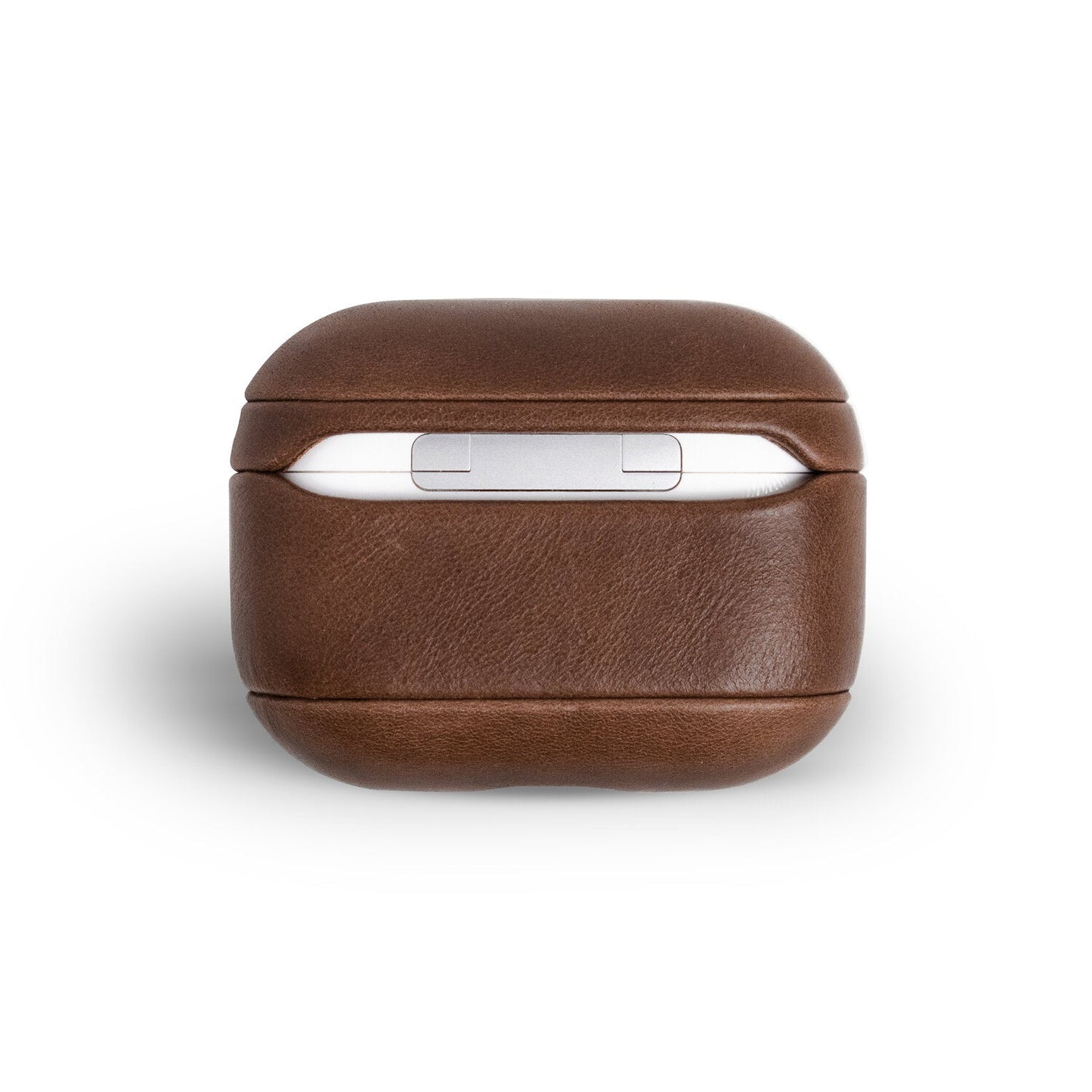 Andar The Capsule (Brown) Full Grain Leather Airpods Case for Airpods Pro 2 (Non-clip version)