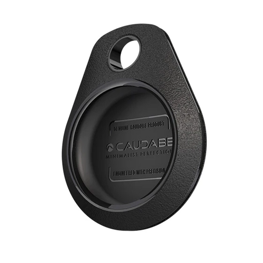 Caudabe TagClip AirTags holder (AirTag & Carabiner NOT INCLUDED) - Black