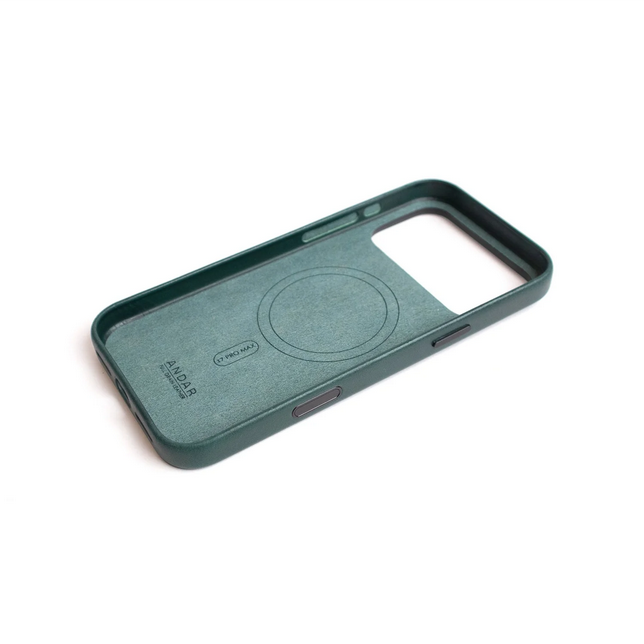 Andar The Aspen Leather Phone Case (Hunter Green) for iPhone 17 Pro Max / iPhone 17 Pro