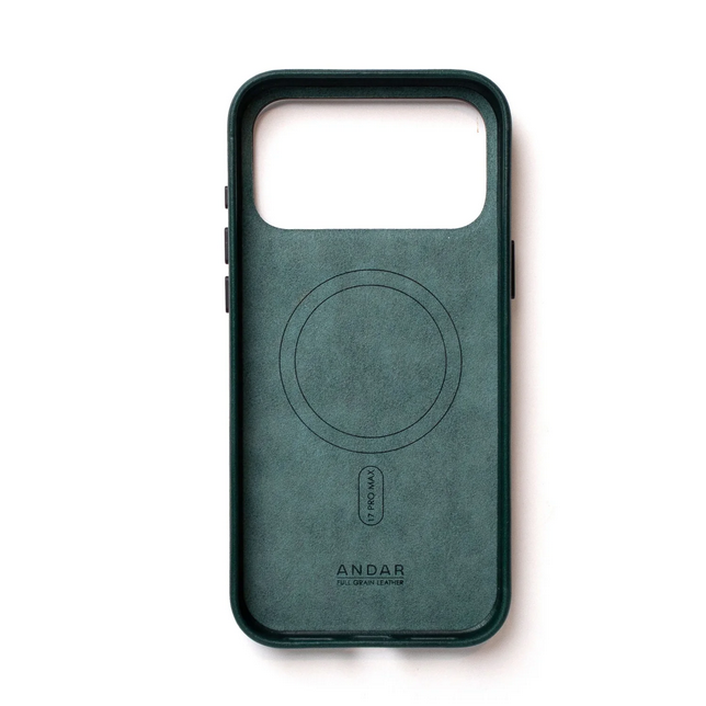 Andar The Aspen Leather Phone Case (Hunter Green) for iPhone 17 Pro Max / iPhone 17 Pro
