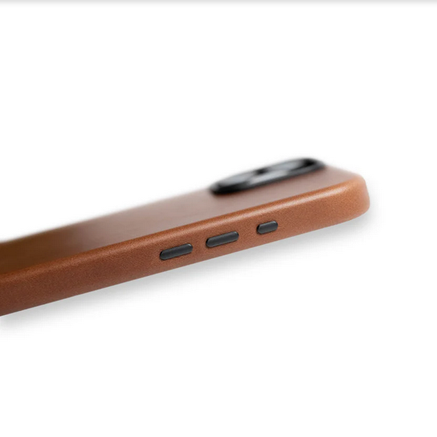 Andar The Aspen Leather Phone Case (Brown) for iPhone 16 Pro Max / iPhone 16 Pro (Camera Control Button / Cutout)