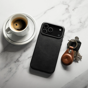 Andar The Aspen Leather Phone Case (Jet Black) for iPhone 17 Pro Max / iPhone 17 Pro