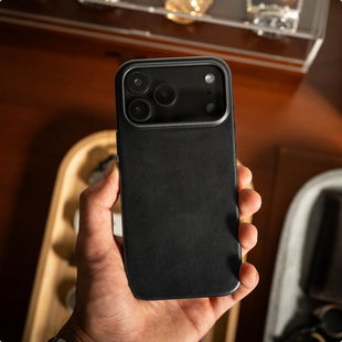 Andar The Aspen Leather Phone Case (Jet Black) for iPhone 17 Pro Max / iPhone 17 Pro