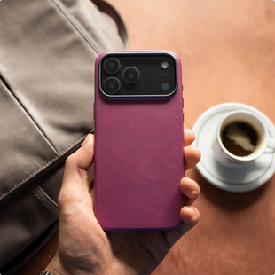 Andar The Aspen Leather Phone Case (Tech Purp) for iPhone 17 Pro Max / iPhone 17 Pro