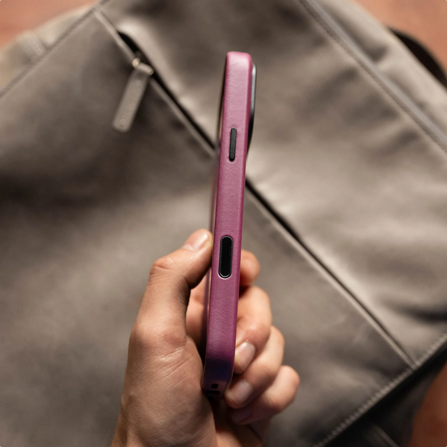 Andar The Aspen Leather Phone Case (Tech Purp) for iPhone 17 Pro Max / iPhone 17 Pro