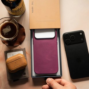 Andar The Aspen Leather Phone Case (Tech Purp) for iPhone 17 Pro Max / iPhone 17 Pro
