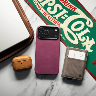 Andar The Aspen Leather Phone Case (Tech Purp) for iPhone 17 Pro Max / iPhone 17 Pro