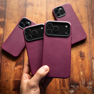 Andar The Aspen Leather Phone Case (Tech Purp) for iPhone 17 Pro Max / iPhone 17 Pro
