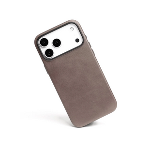 Andar The Aspen Leather Phone Case (Stone Grey) for iPhone 17 Pro Max / iPhone 17 Pro