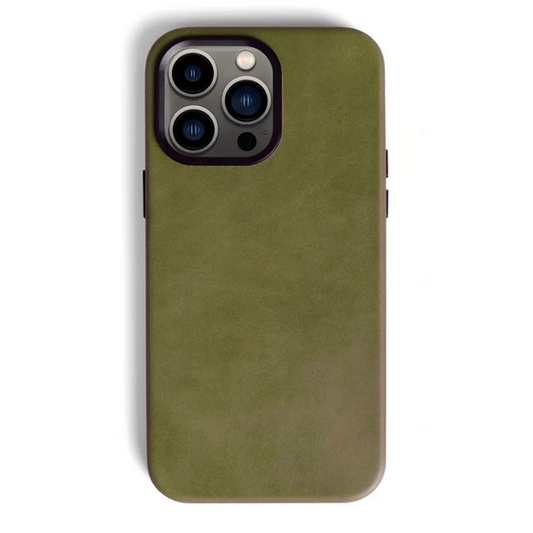 Andar The Aspen Leather Phone Case (Moss) for iPhone 14 Pro Max / iPhone 14 Pro / iPhone 14 Plus / iPhone 14