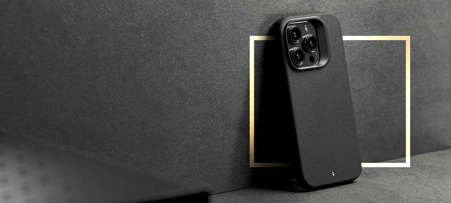 Caudabe Synthesis Phone Case (Black) with Magsafe for iPhone 14 Pro Max / iPhone 14 Pro