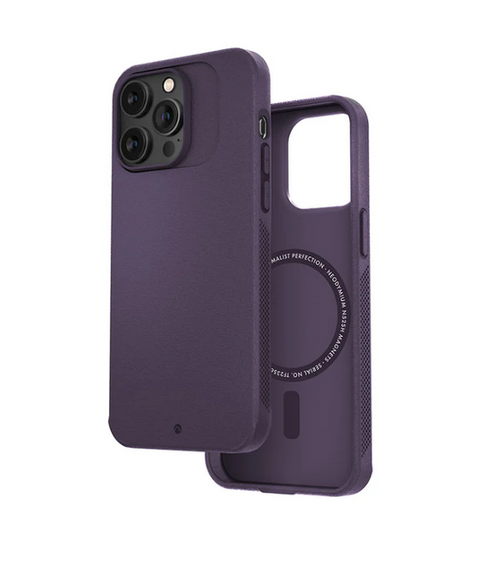 Caudabe Synthesis Phone Case with Magsafe for iPhone 15 Pro Max / iPhone 15 Pro / iPhone 15 - Amethyst