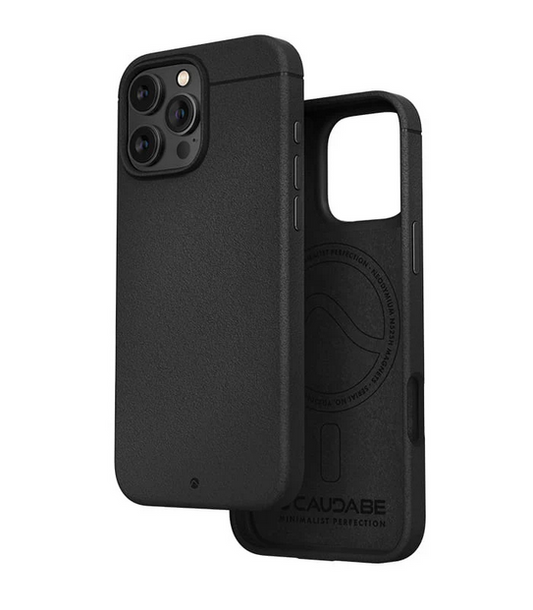 Caudabe Sheath Phone Case (Black) with Magsafe for iPhone 16 Pro Max / iPhone 16 Pro / iPhone 16 Plus / iPhone 16