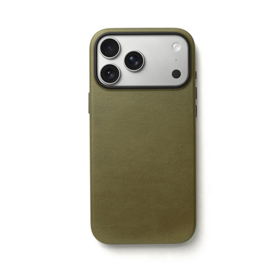 Andar The Aspen Leather Phone Case (Moss) for iPhone 17 Pro Max / iPhone 17 Pro