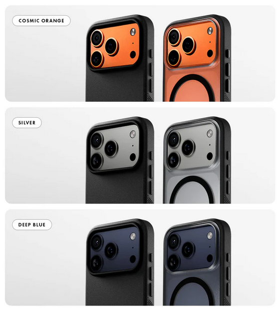 Caudabe Synthesis Phone Case (Black) with Magsafe for iPhone 17 Pro Max / iPhone 17 Pro
