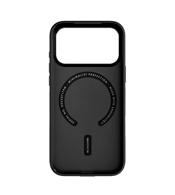 Caudabe Synthesis Phone Case (Black) with Magsafe for iPhone 17 Pro Max / iPhone 17 Pro