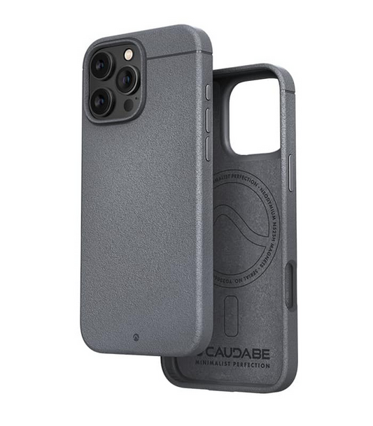 Caudabe Sheath Phone Case (Grey) with Magsafe for iPhone 16 Pro Max / iPhone 16 Pro