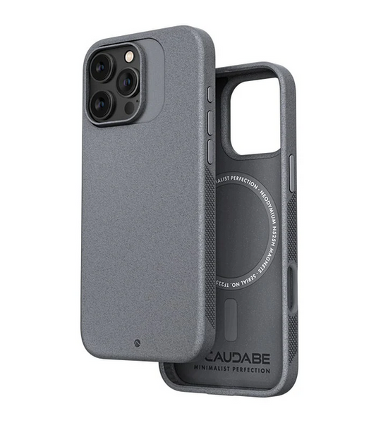 Caudabe Synthesis Phone Case (Grey) with Magsafe for iPhone 16 Pro Max / iPhone 16 Pro
