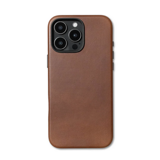 Andar The Aspen Leather Phone Case (Brown) for iPhone 16 Pro Max / iPhone 16 Pro (Camera Control Button / Cutout)