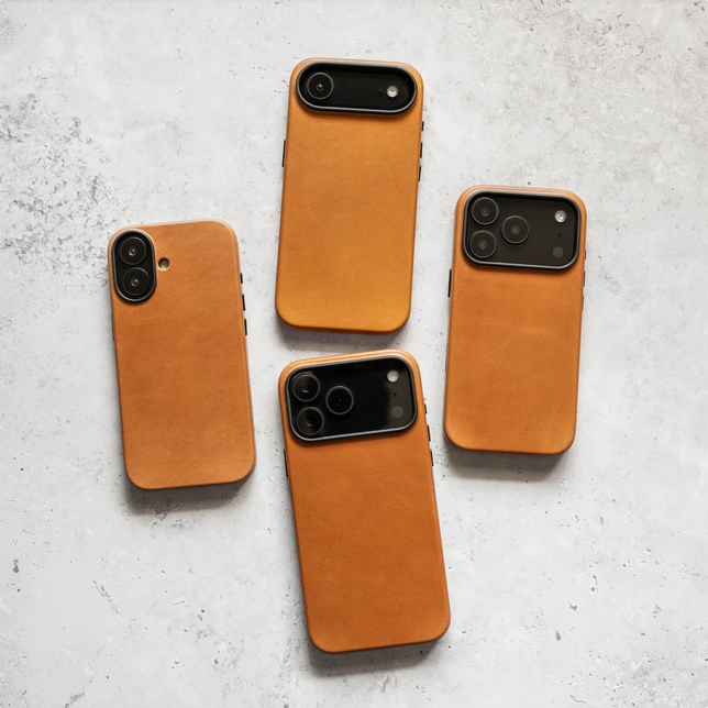 Andar The Aspen Leather Phone Case (Camel Tan) for iPhone 17 Pro Max / iPhone 17 Pro