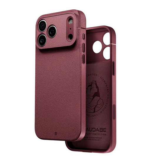 Caudabe Sheath Canyon MagSafe case for iPhone 17 Pro Max 17 Pro – front view
