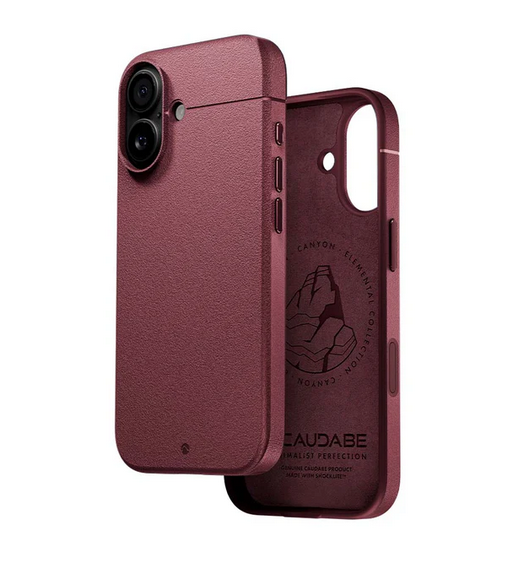 Caudabe Sheath Canyon case – slim profile side view iPhone 17