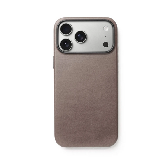 Andar The Aspen Leather Phone Case (Stone Grey) for iPhone 17 Pro Max / iPhone 17 Pro