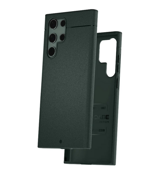 Caudabe Sheath (Forest Green) Phone Case for Samsung S22 Ultra
