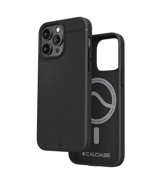 Caudabe Sheath Phone Case (Black) with Magsafe for iPhone 14 Pro Max / iPhone 14 Pro / iPhone 14 Plus / iPhone 14