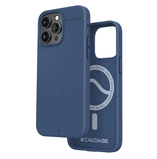 Caudabe Sheath Phone Case (Steel Blue) with Magsafe for iPhone 14 Pro Max / iPhone 14 Pro / iPhone 14 Plus / iPhone 14